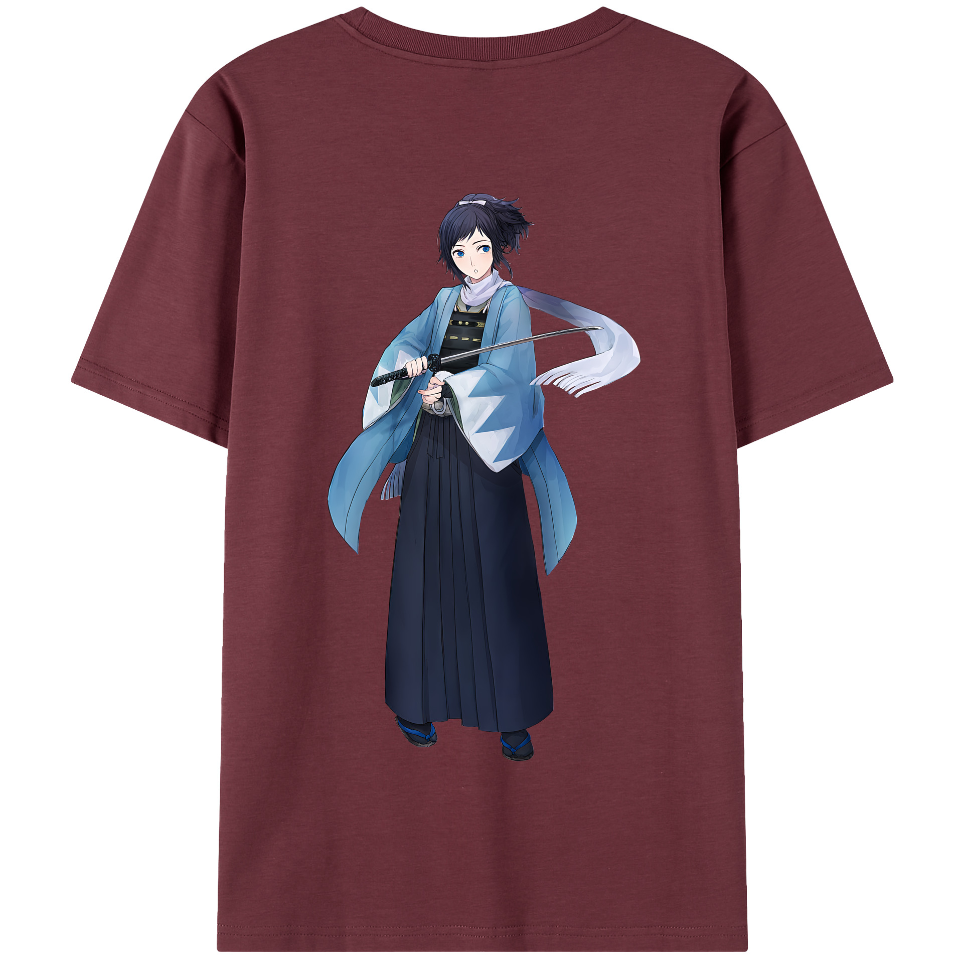 （画像用） 刀剣乱舞 Touken Ranbu 綿100％半袖Tシャツ（背面プリント）
